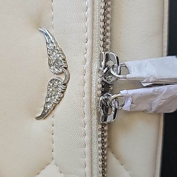 Zadig&Voltaire Rock Quilted Leather Clutch Bag - Picture 2 of 7